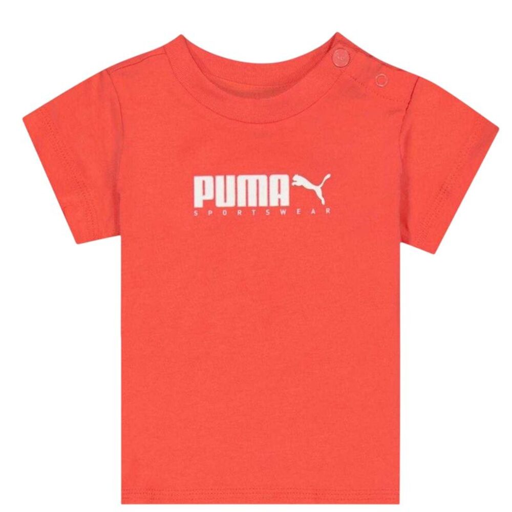 Puma Childrens/Kids Logo Cotton Top & Bottom Set Set / Peach - Picture 3 of 3